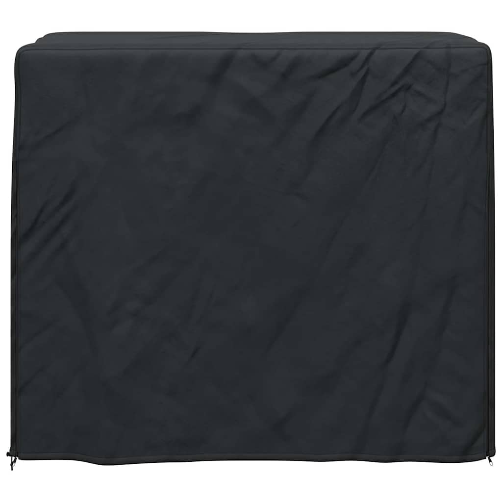 Brændestabelafdækning 61 x 122 x 106 cm 210D Oxford Stof Sort