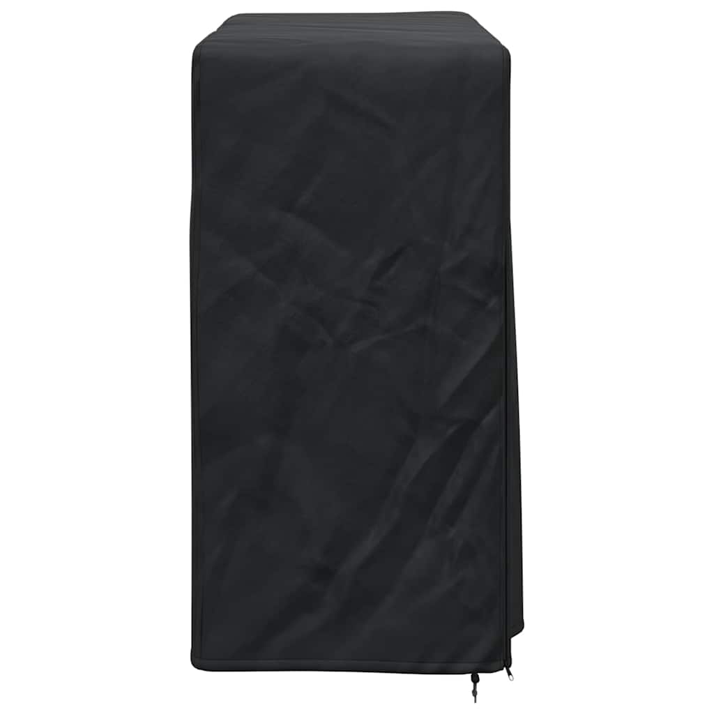 Brændestabelafdækning 61 x 122 x 106 cm 210D Oxford Stof Sort
