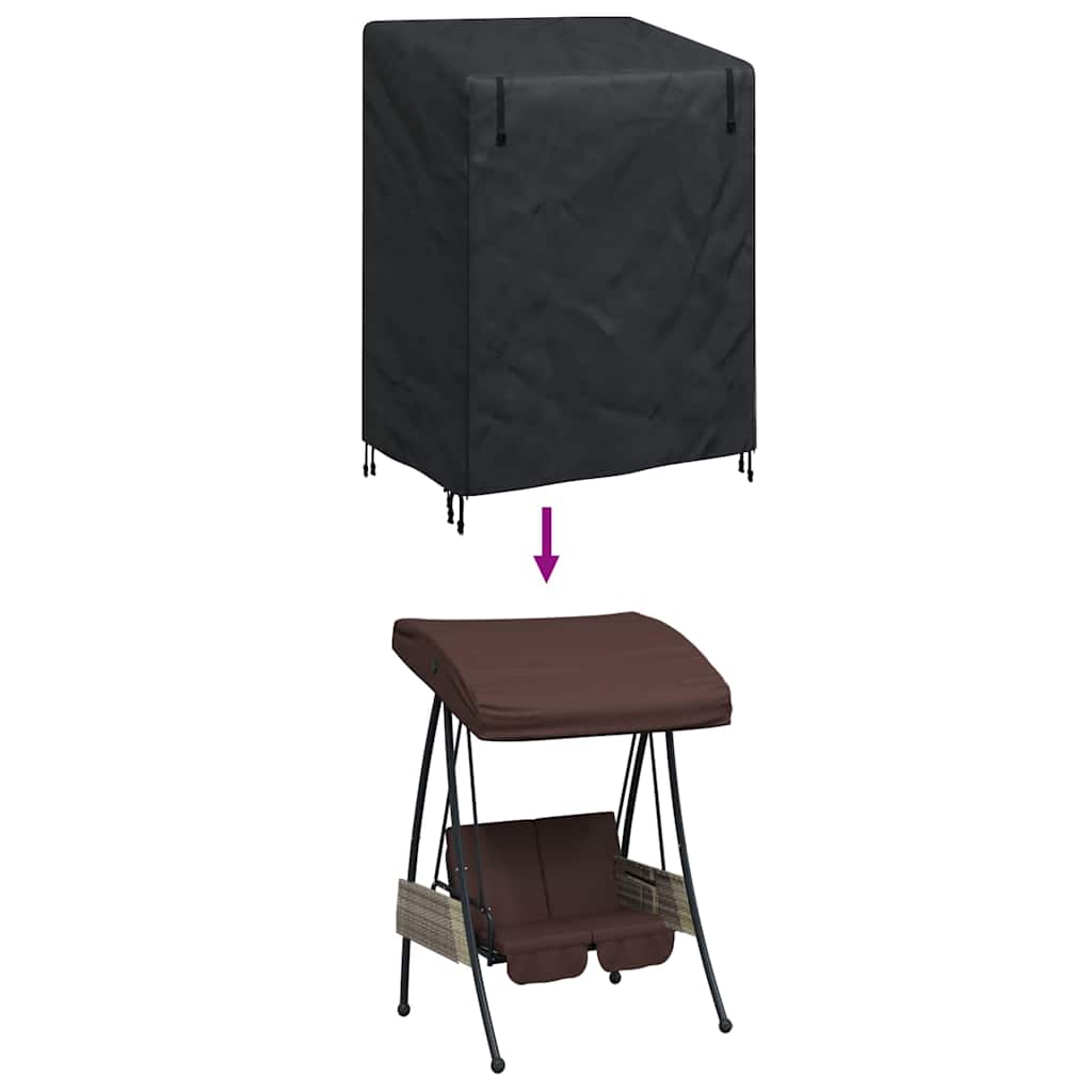 Overtræk til udendørs gynge 120 x 90 x 155 cm 210D Oxford Stof