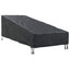 Udendørs møbelovertræk 210 x 80 x 75 cm 600D Oxford Stof Sort