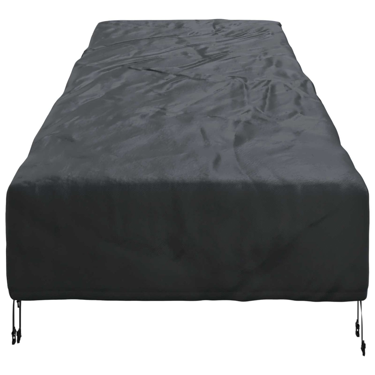 Udendørs møbelovertræk 210 x 80 x 75 cm 600D Oxford Stof Sort