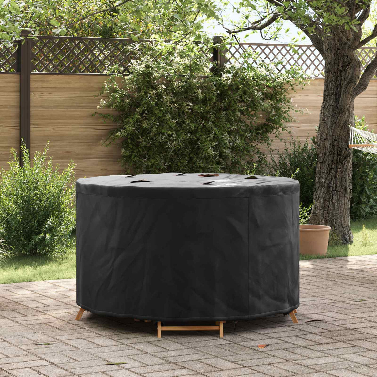 Møbelbetræk 102 x 102 x 71 cm 210D Oxford Stof Rund Vandtæt