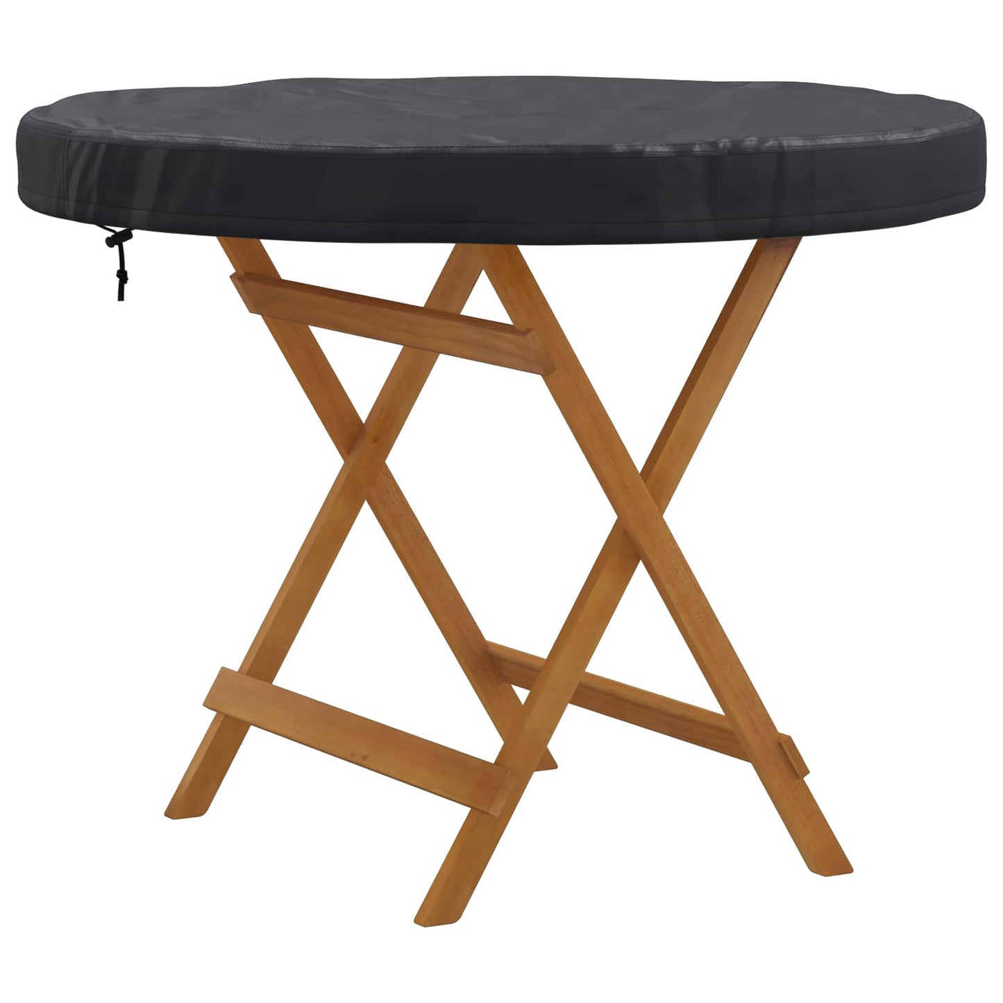 Udendørs Borddække 102 x 102 x 10 cm 210D Oxford Stof Rund Sort
