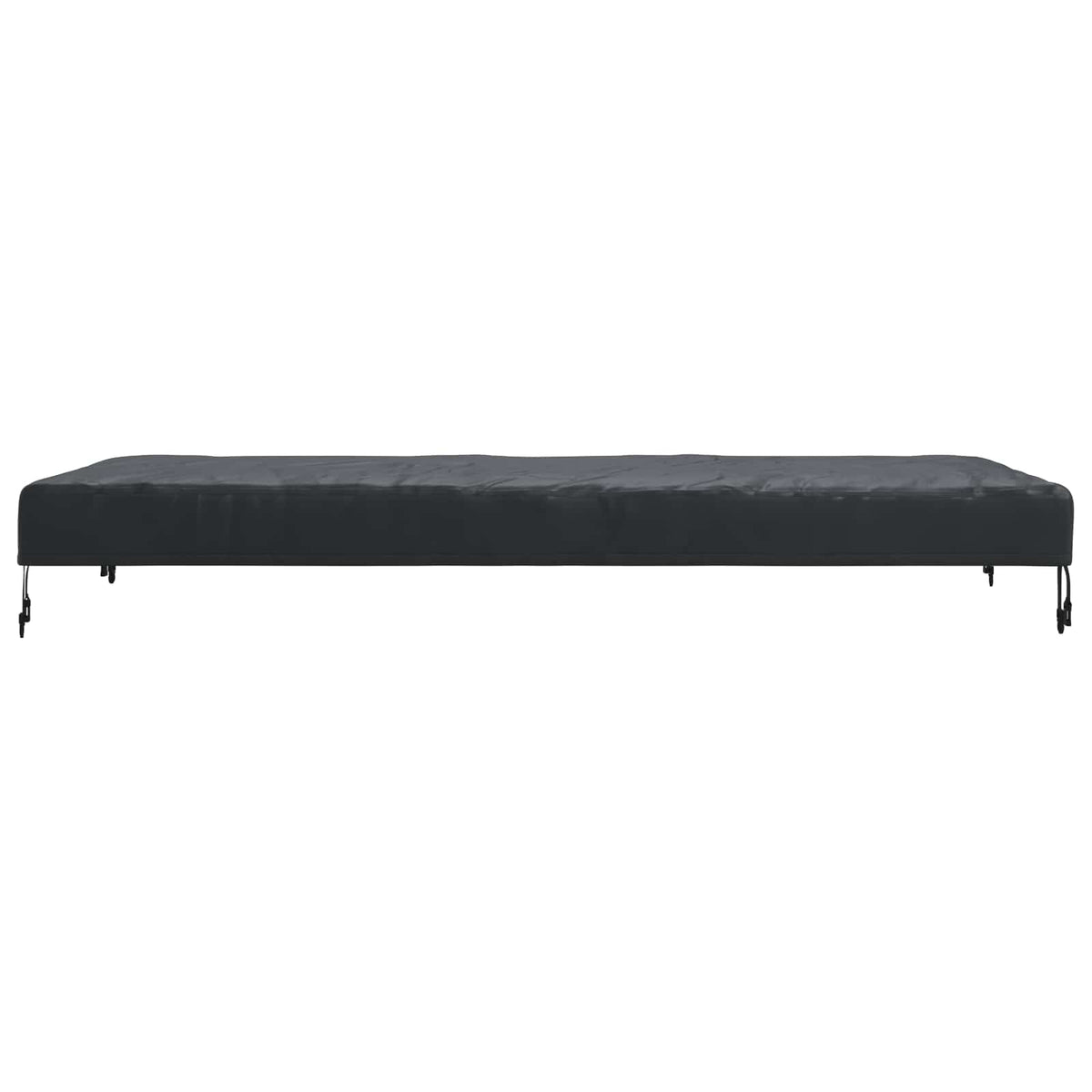 Borddække 162 x 92 x 15 cm Stof Rektangulær Vandtæt Sort