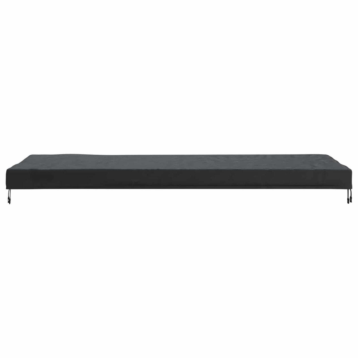 Borddække 242 x 102 x 15 cm Stof Rektangulær Vandtæt Sort