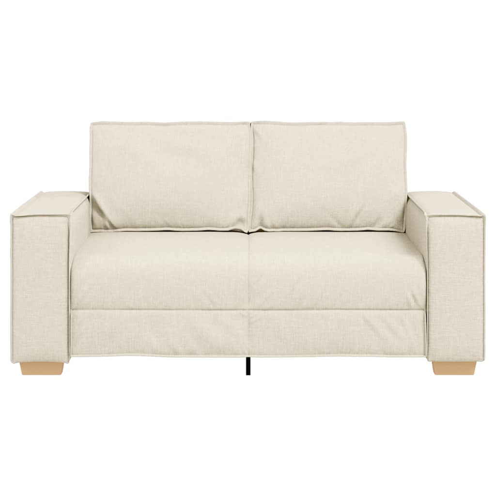 2-personers sofa i linned 160x78x84 cm