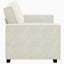 2-personers sofa 160x78x84 cm velour cremefarvet