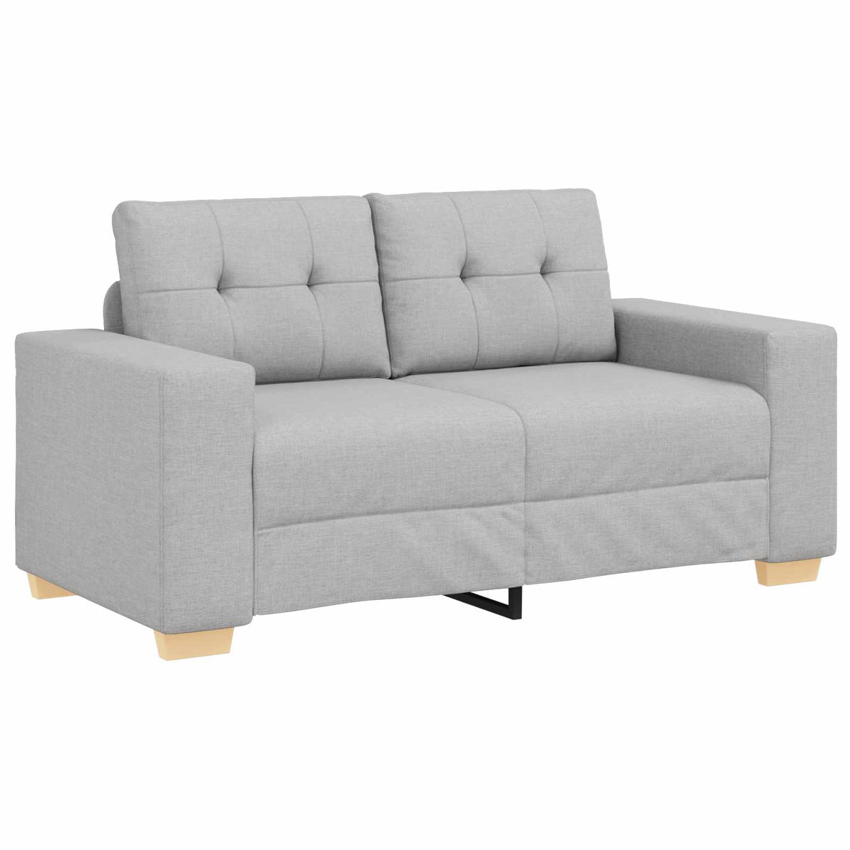 Tosæders sofa Skygrå 160 cm Stof