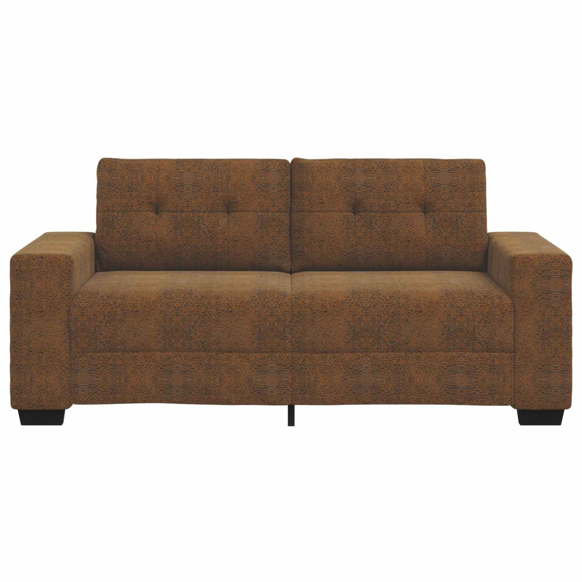 Tosæders sofa Brun 180 cm Faux Suede Læder