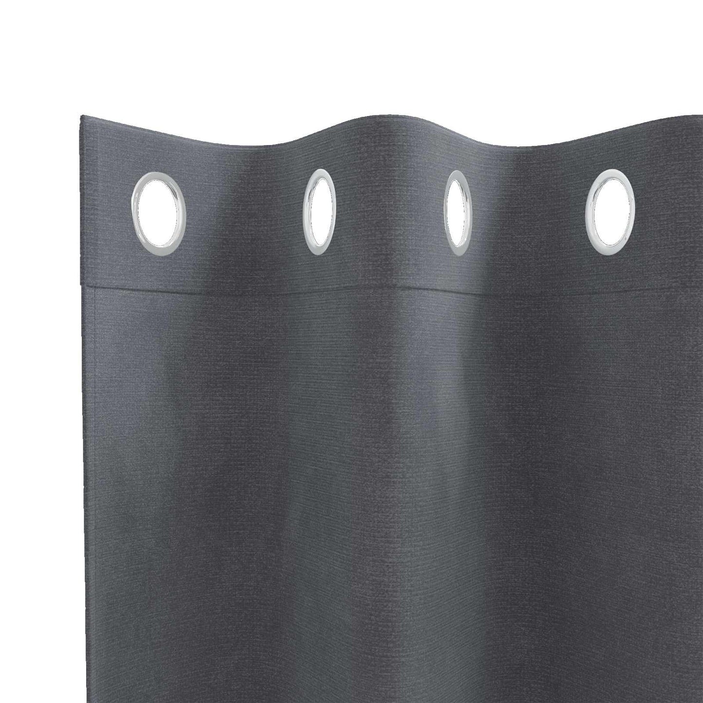 Gardiner 2 stk. Lysegrå 140 x 260 cm Fløjl