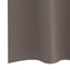 Mørklægningsgardiner med ringe 2 stk. Mørk Brun 175 x 140 cm
