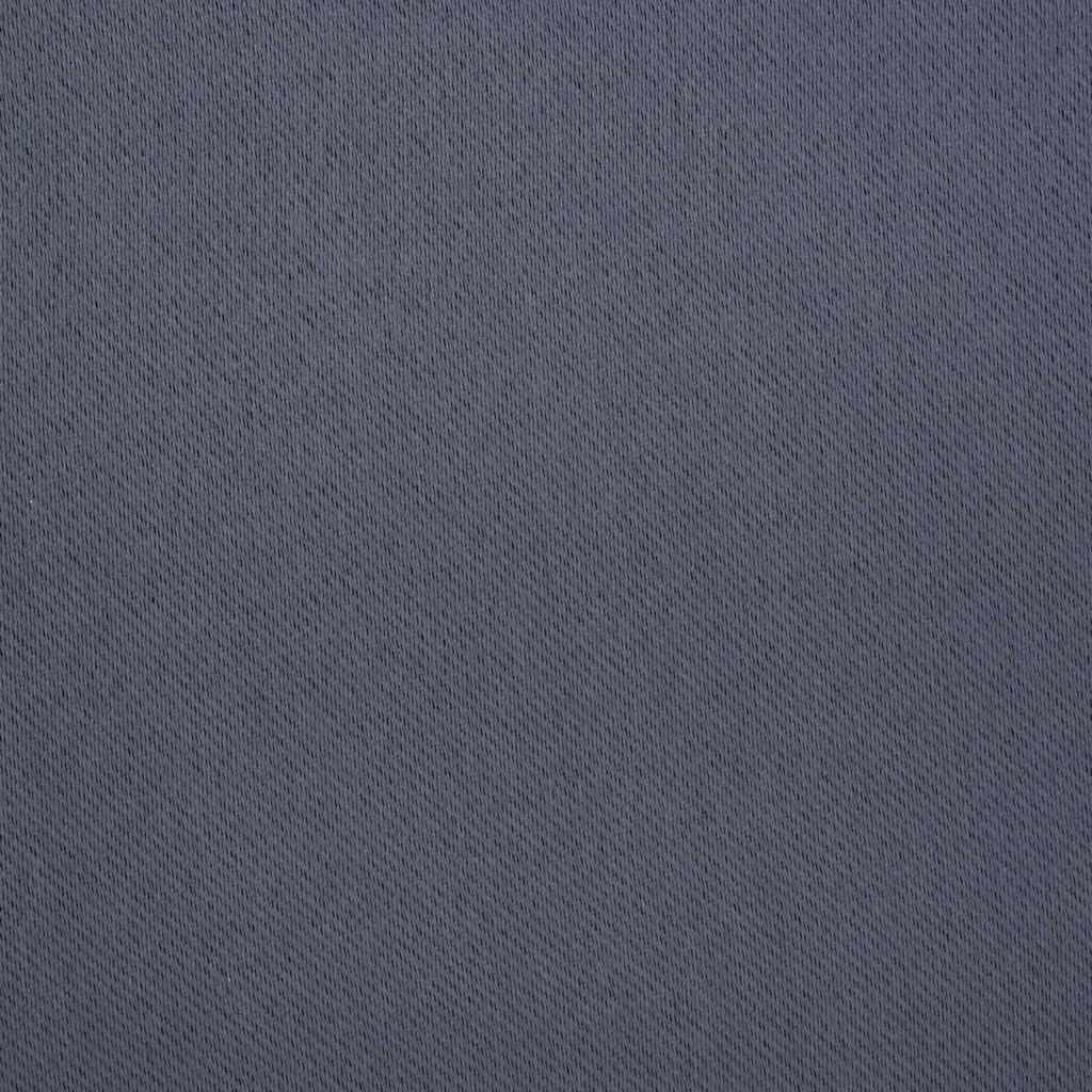Mørklægningsgardiner med ringe 2 stk. Antracit 245 x 140 cm