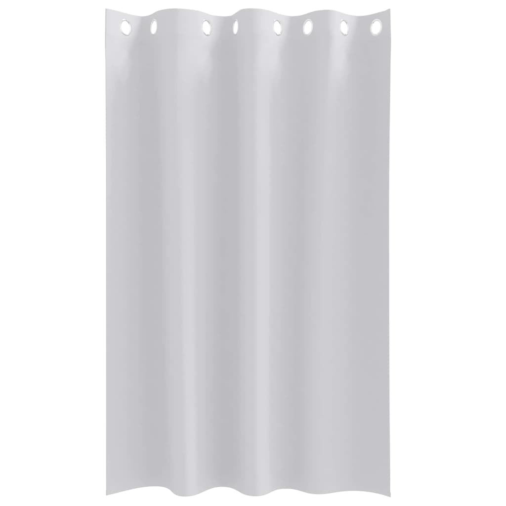 Mørklægningsgardiner med ringe 2 stk. Bleg Grå 175 x 140 cm