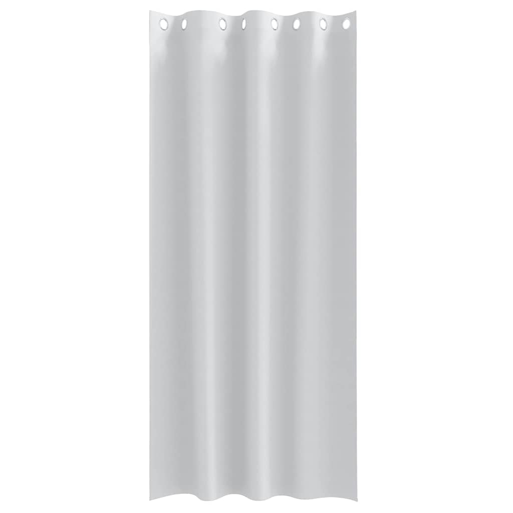 Mørklægningsgardiner med ringe 2 stk. Bleg Grå 260 x 140 cm