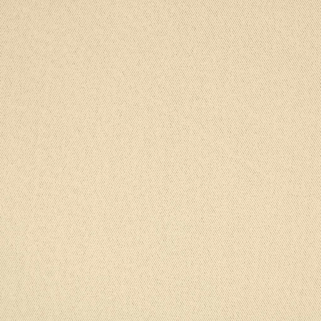 Mørklægningsgardiner med ringe 2 stk. Cremefarvet 225 x 140 cm