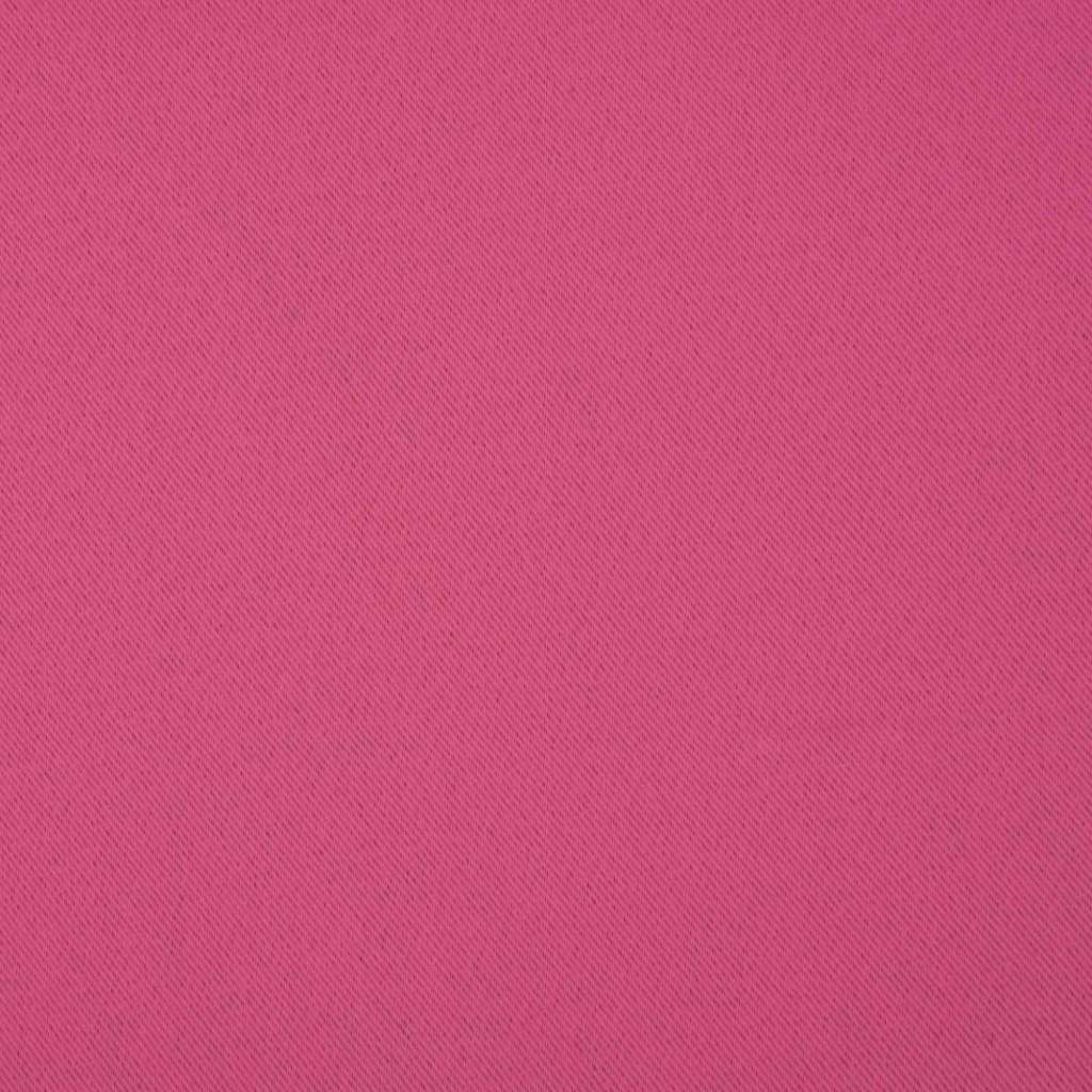 Mørklægningsgardiner med ringe 2 stk. Lys Pink 245 x 140 cm