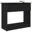 konsolbord med skuffer 85,5x38,5x74,5 cm sort