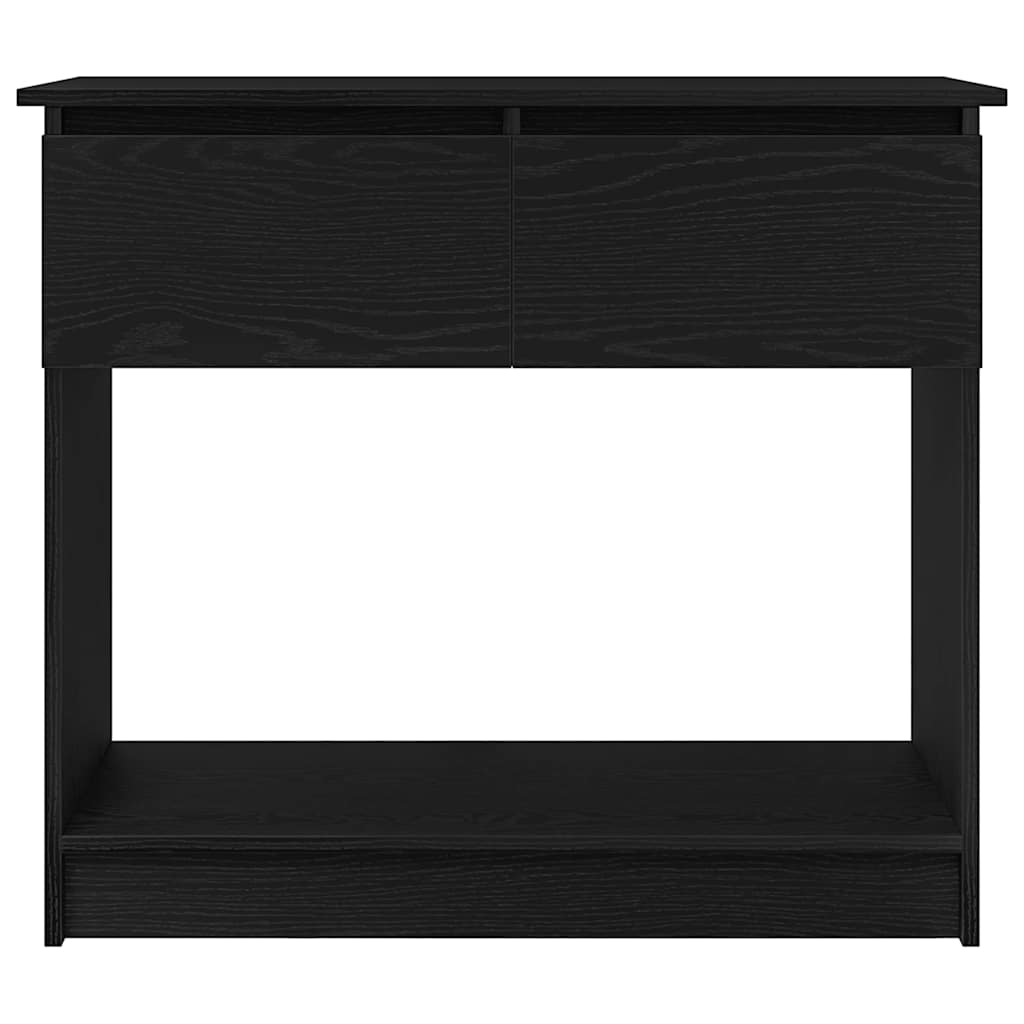 konsolbord med skuffer 85,5x38,5x74,5 cm sort