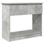 konsolbord med skuffer 85,5x38,5x74,5 cm betongrå