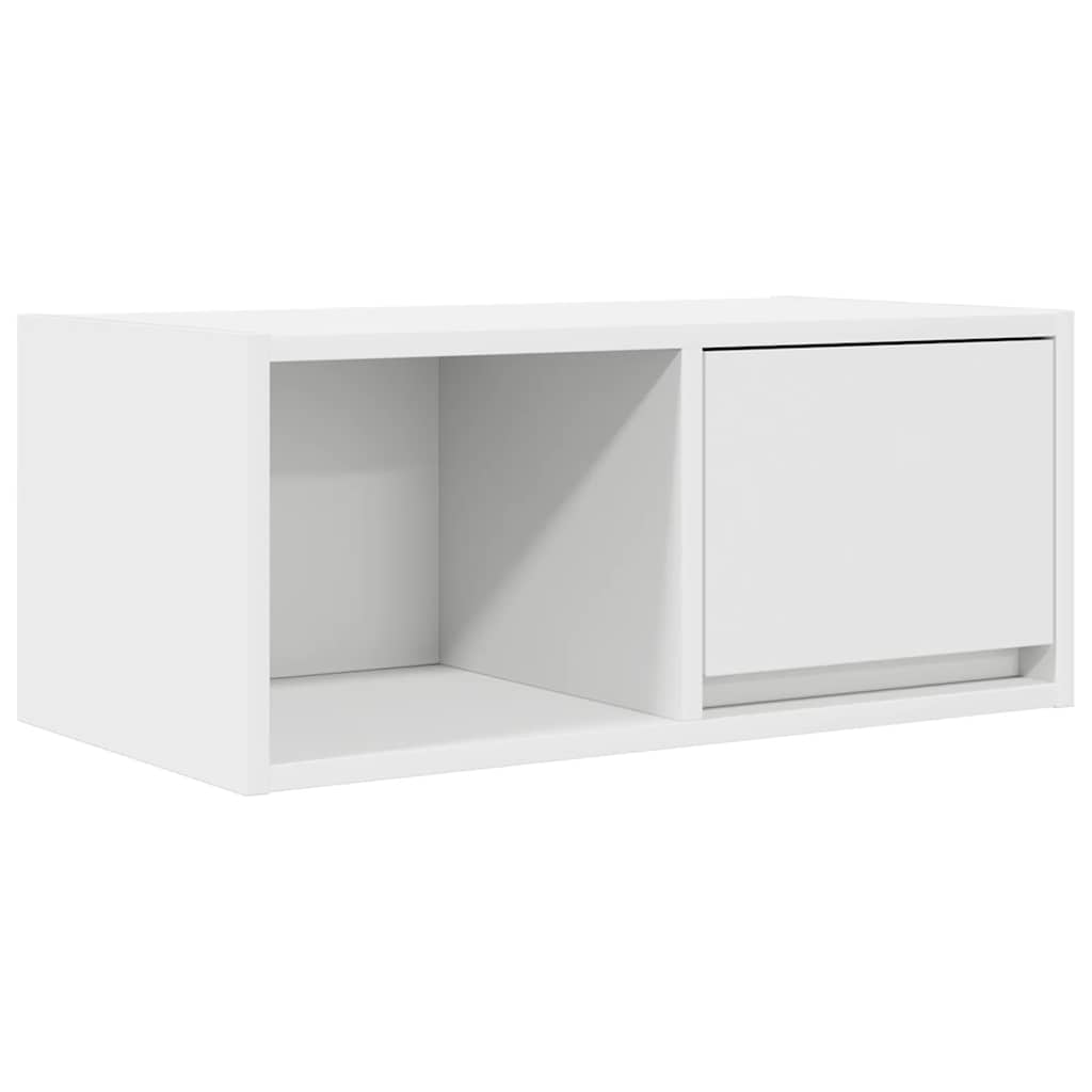 tv-borde 2 stk. 60x31x25,5 cm konstrueret træ hvid