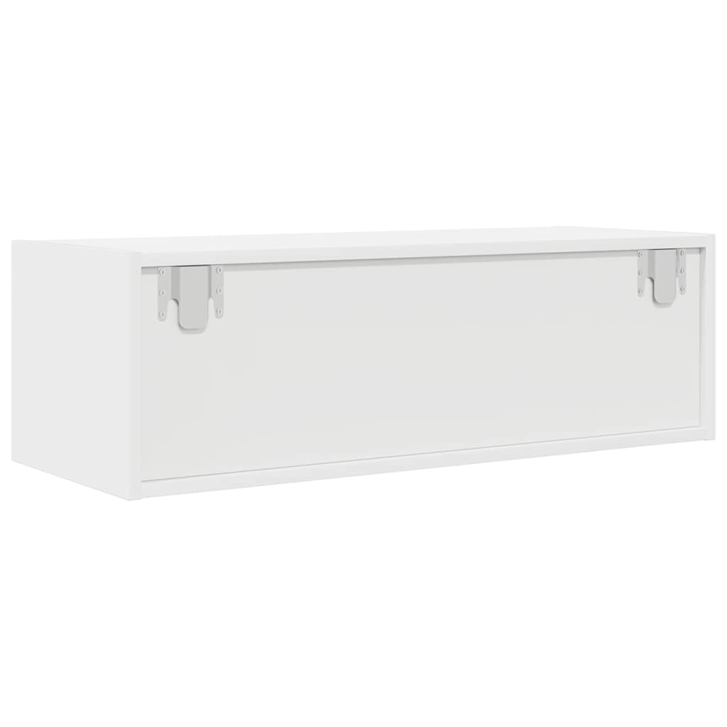 tv-borde 2 stk. 80x31x25,5 cm konstrueret træ hvid