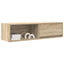 tv-borde 2 stk. 100x31x25,5 cm konstrueret træ sonoma-eg