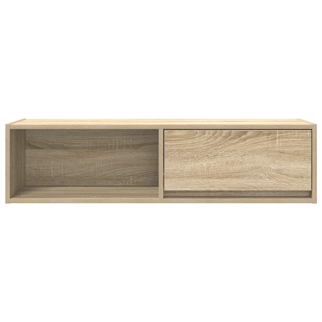 tv-borde 2 stk. 100x31x25,5 cm konstrueret træ sonoma-eg