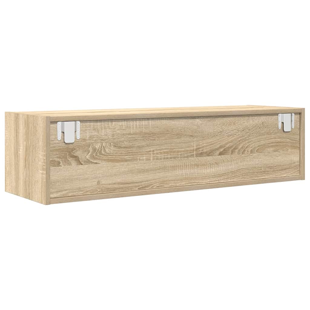 tv-borde 2 stk. 100x31x25,5 cm konstrueret træ sonoma-eg
