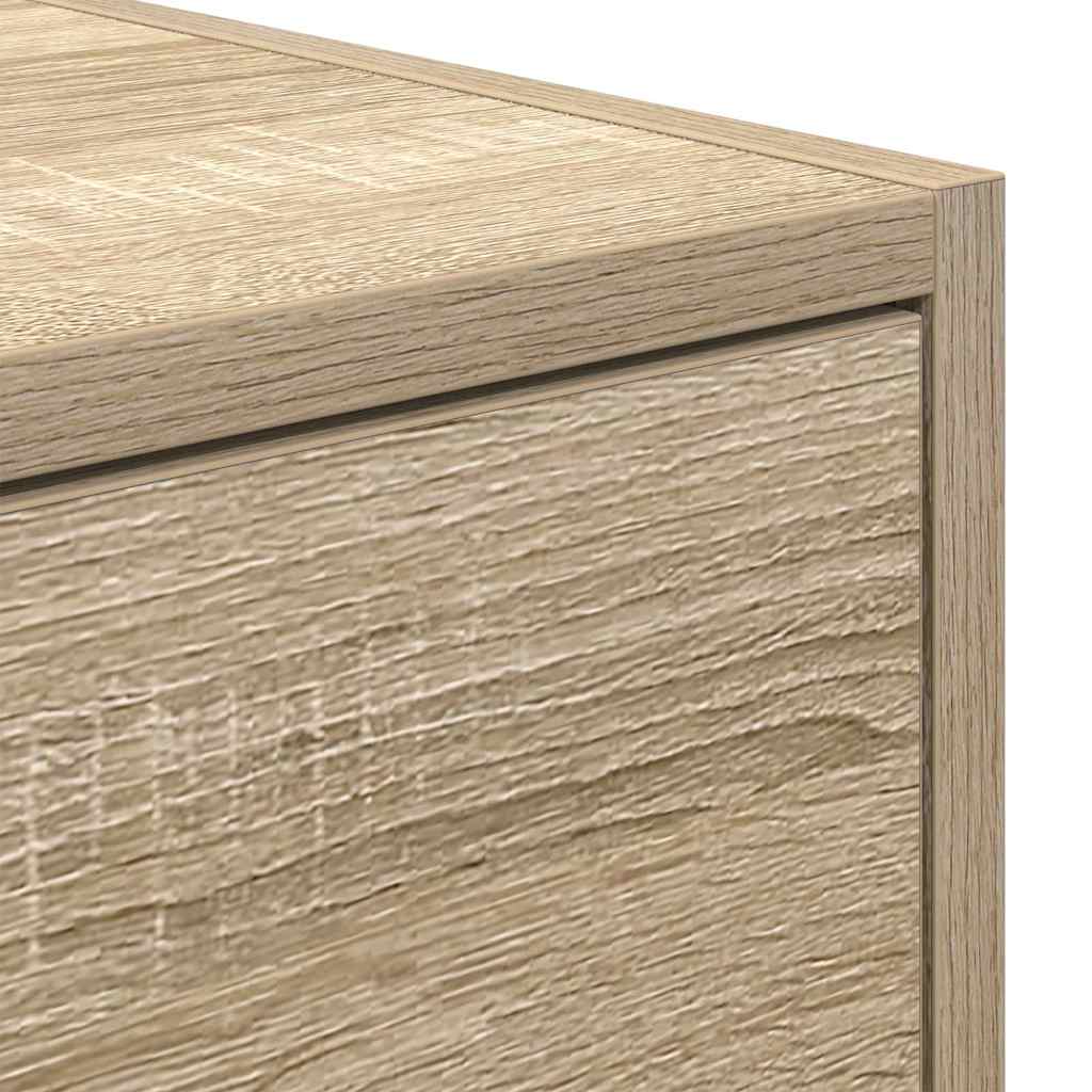 tv-borde 2 stk. 100x31x25,5 cm konstrueret træ sonoma-eg