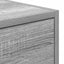 tv-bord 100x31x25,5 cm konstrueret træ grå sonoma-eg