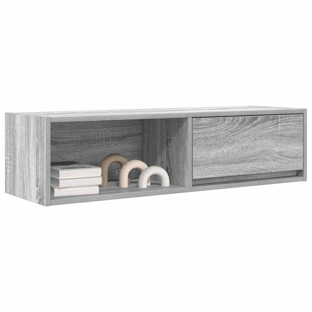 tv-borde 2 stk. 100x31x25,5 cm konstrueret træ grå sonoma-eg