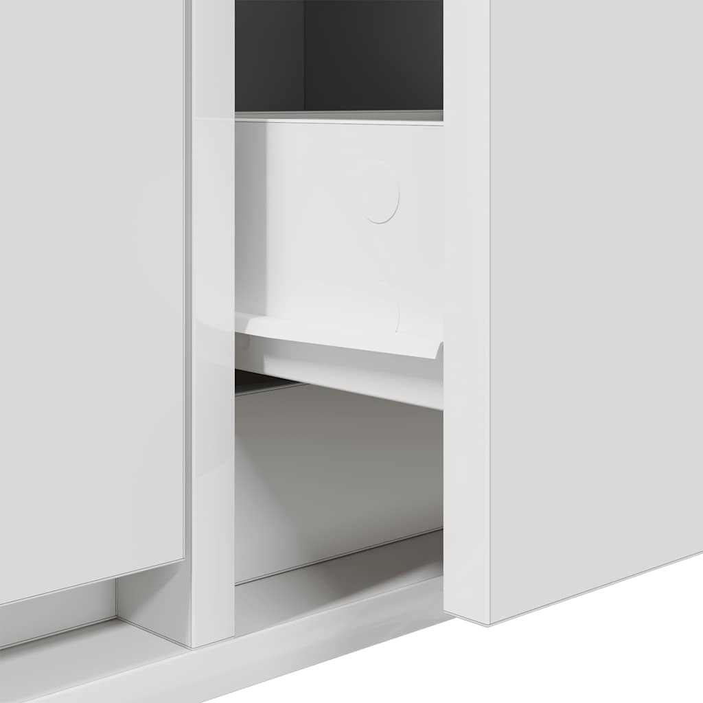 tv-borde 2 stk. 60x31x25,5 cm konstrueret træ hvid