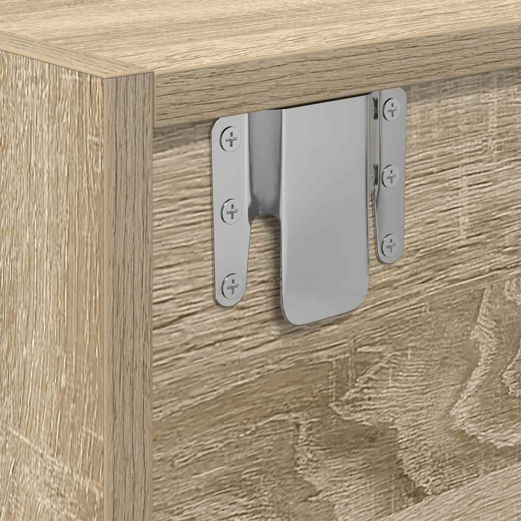 tv-borde 2 stk. 60x31x25,5 cm konstrueret træ sonoma-eg