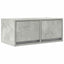 tv-bord 60x31x25,5 cm konstrueret træ betongrå