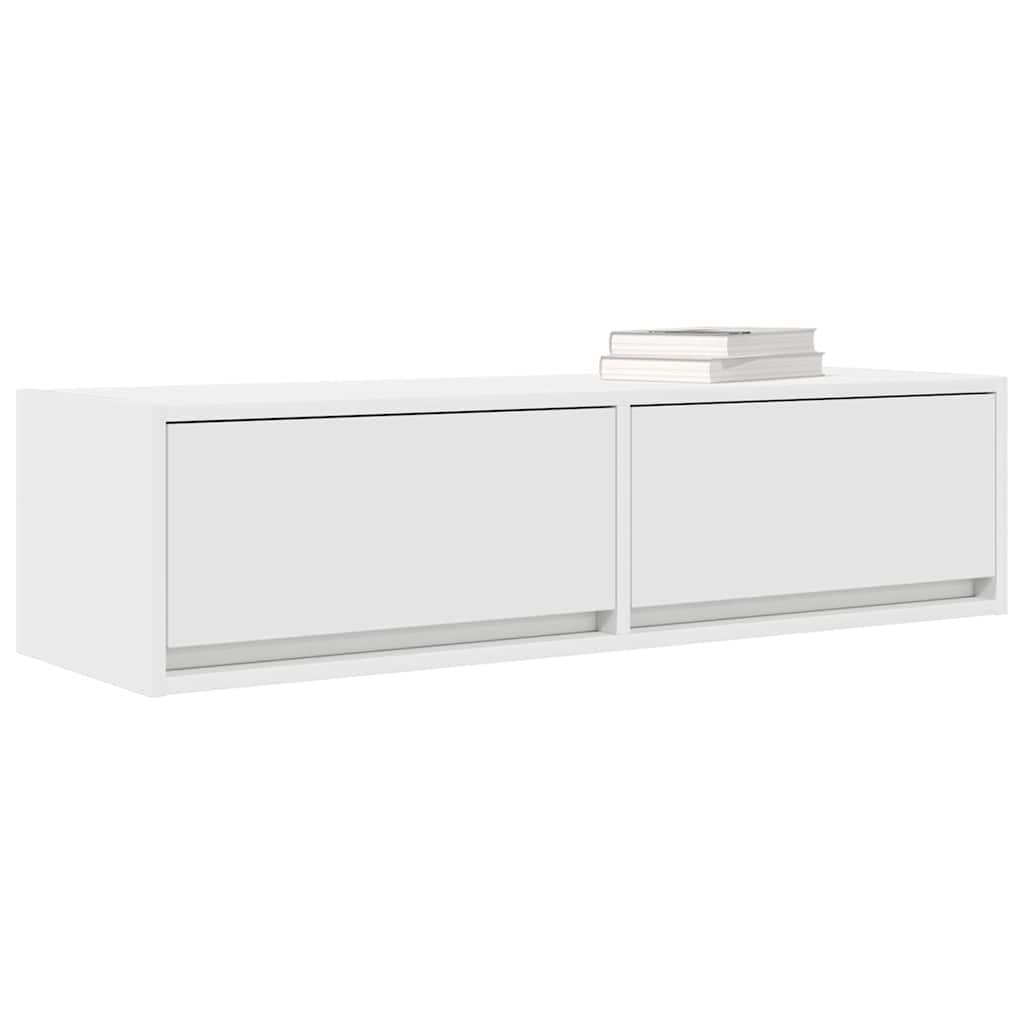 TV-skab 100 x 31 x 25,5 cm Hvid Konstrueret træ