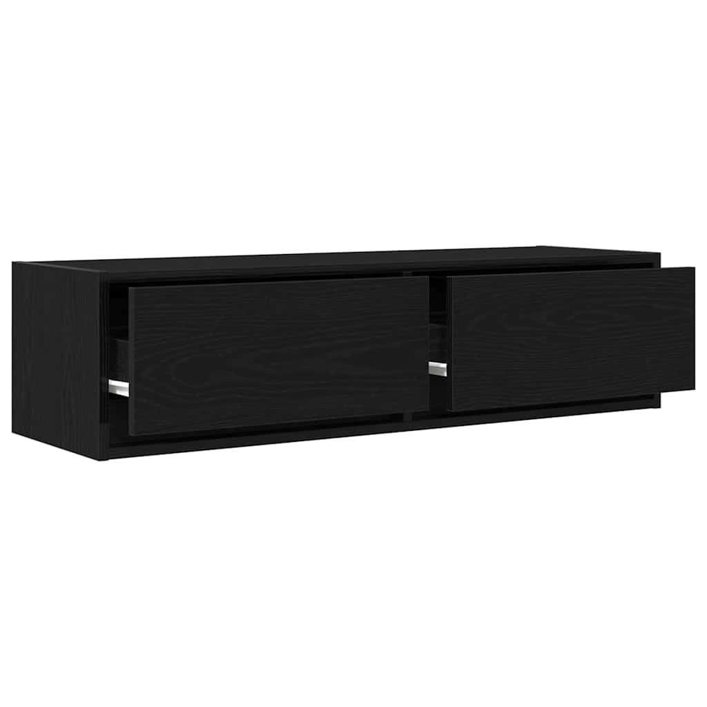 TV-skab 100 x 31 x 25,5 cm Sort eg Konstrueret træ