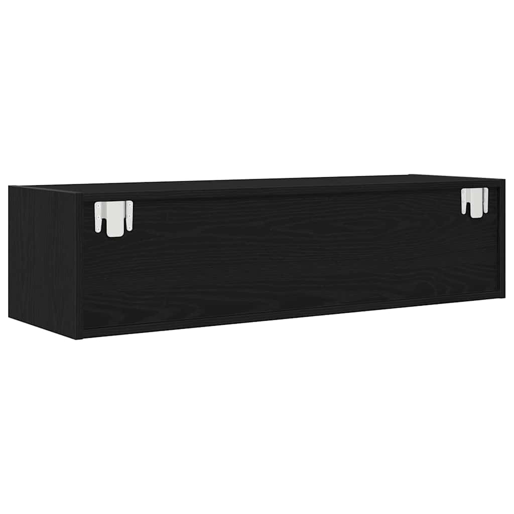 TV-skab 100 x 31 x 25,5 cm Sort eg Konstrueret træ