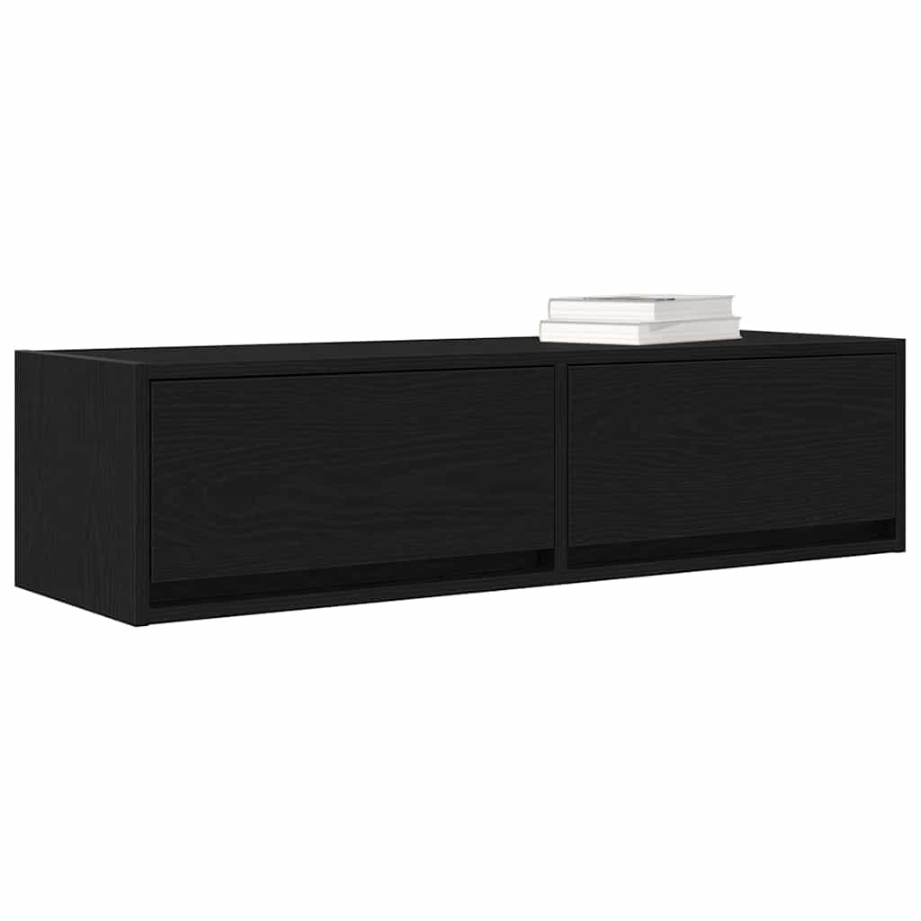 TV-skab 100 x 31 x 25,5 cm Sort eg Konstrueret træ