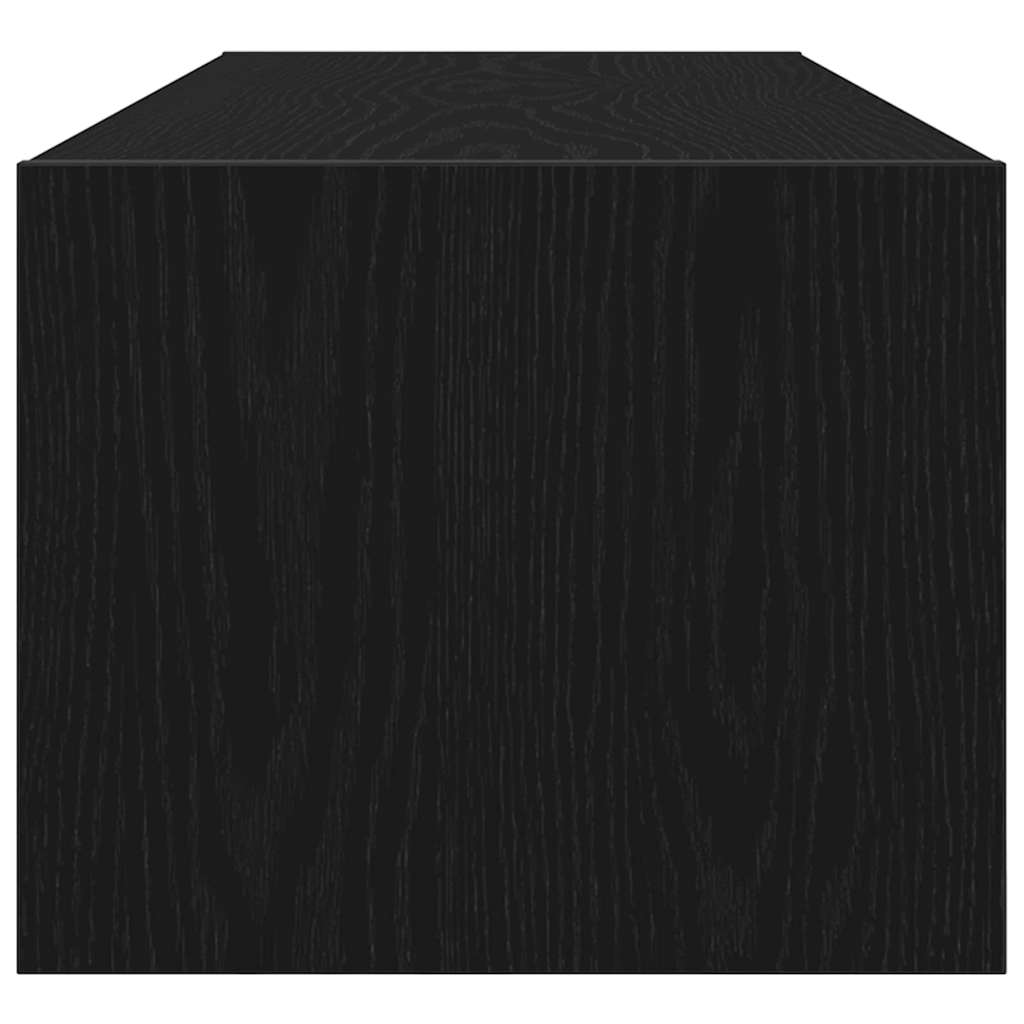 TV-skab 100 x 31 x 25,5 cm Sort eg Konstrueret træ