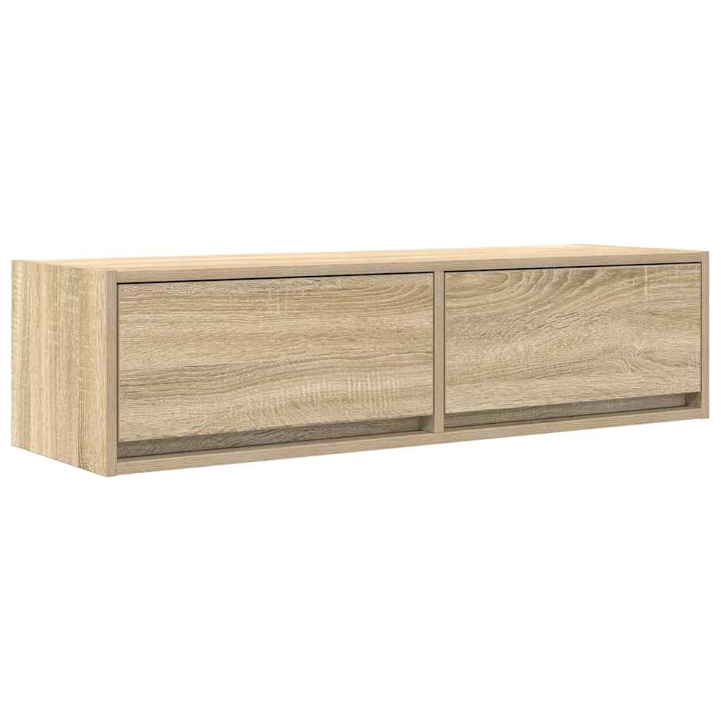 TV-skab 100 x 31 x 25,5 cm Sonoma-eg Konstrueret træ