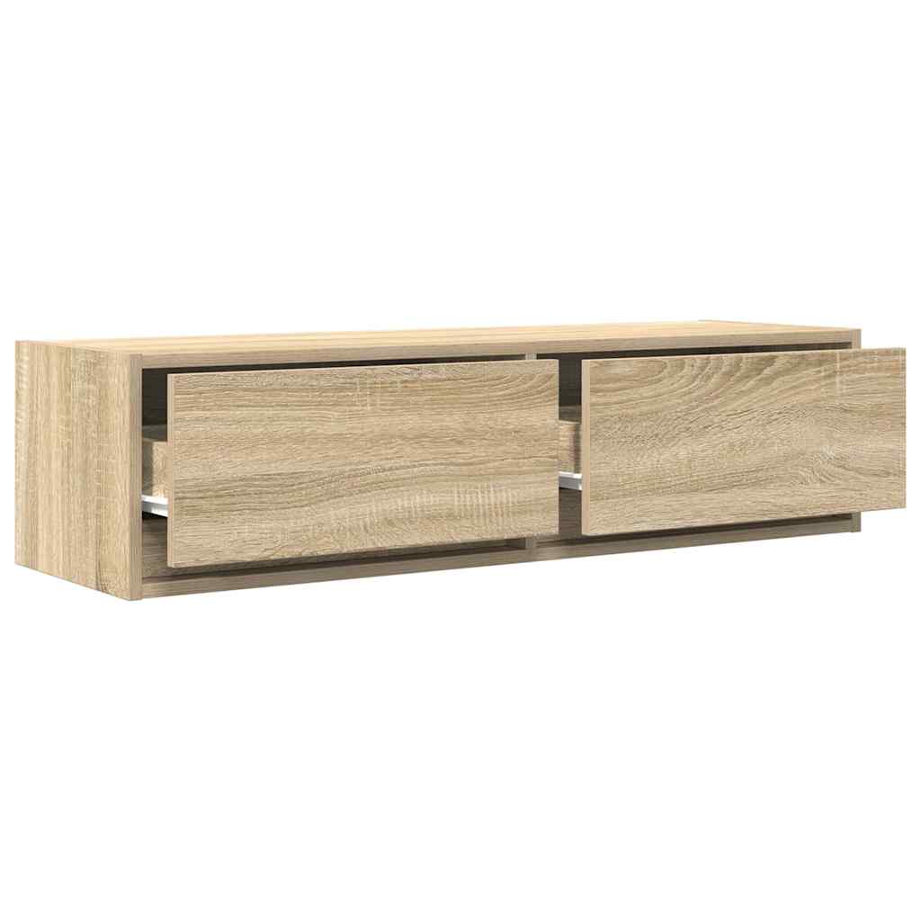 TV-skab 100 x 31 x 25,5 cm Sonoma-eg Konstrueret træ