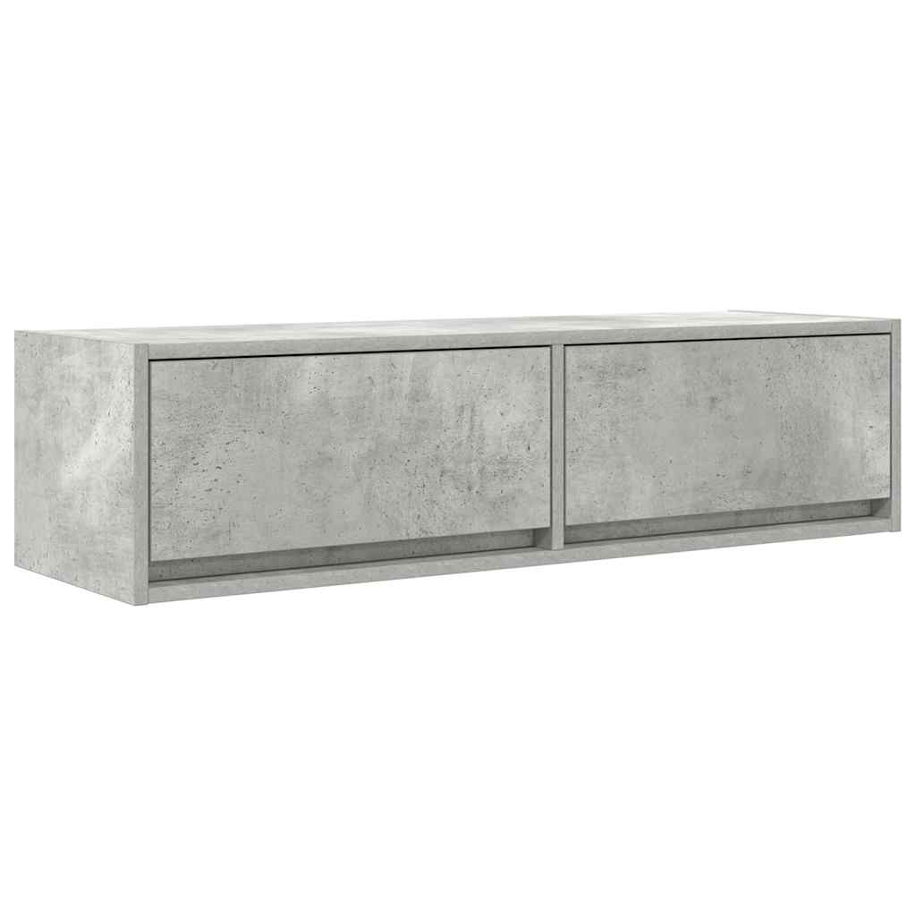 TV-skab 100 x 31 x 25,5 cm Betongrå Konstrueret træ