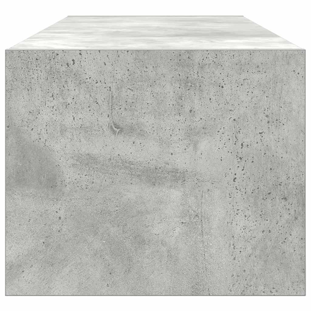 TV-skab 100 x 31 x 25,5 cm Betongrå Konstrueret træ