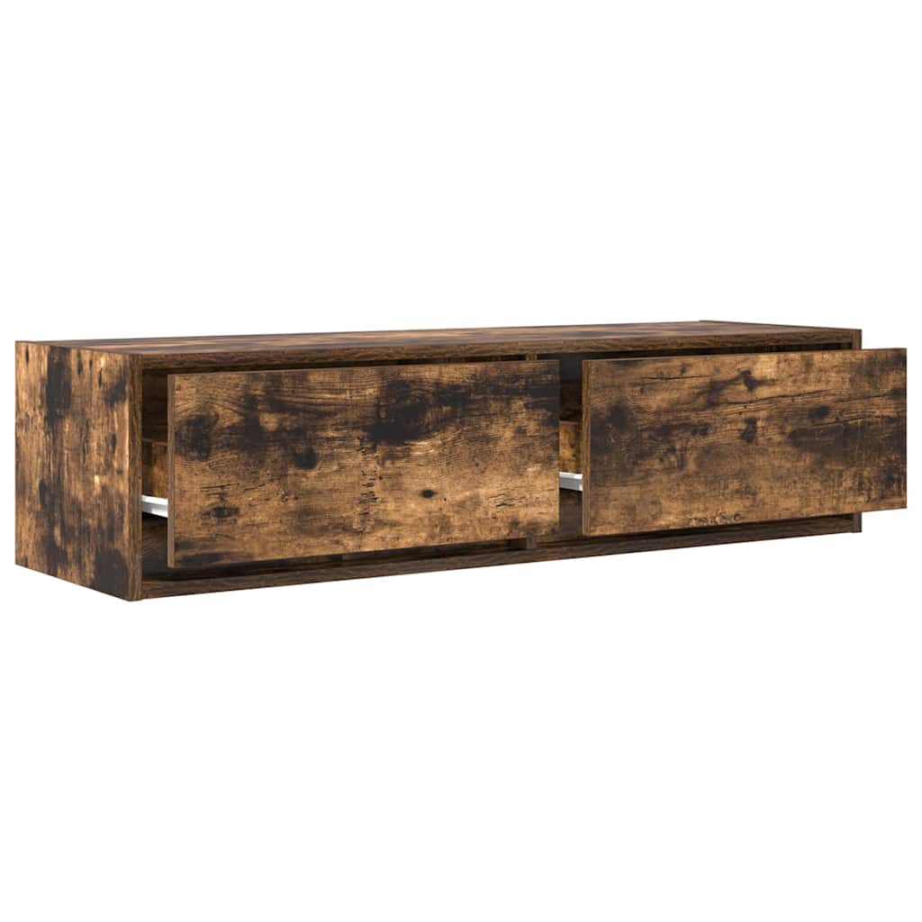 TV-skab 100 x 31 x 25,5 cm Røget eg Konstrueret træ