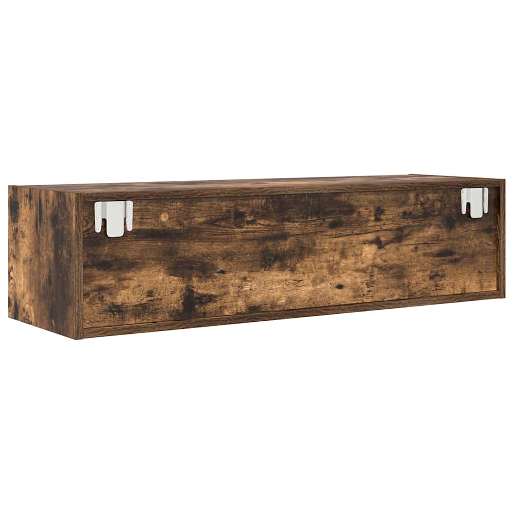 TV-skab 100 x 31 x 25,5 cm Røget eg Konstrueret træ