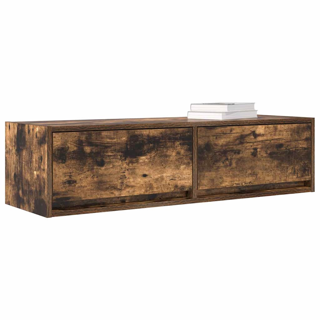 TV-skab 100 x 31 x 25,5 cm Røget eg Konstrueret træ