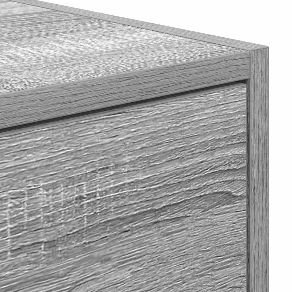 TV-skab 100 x 31 x 25,5 cm Grå sonoma-eg Konstrueret træ