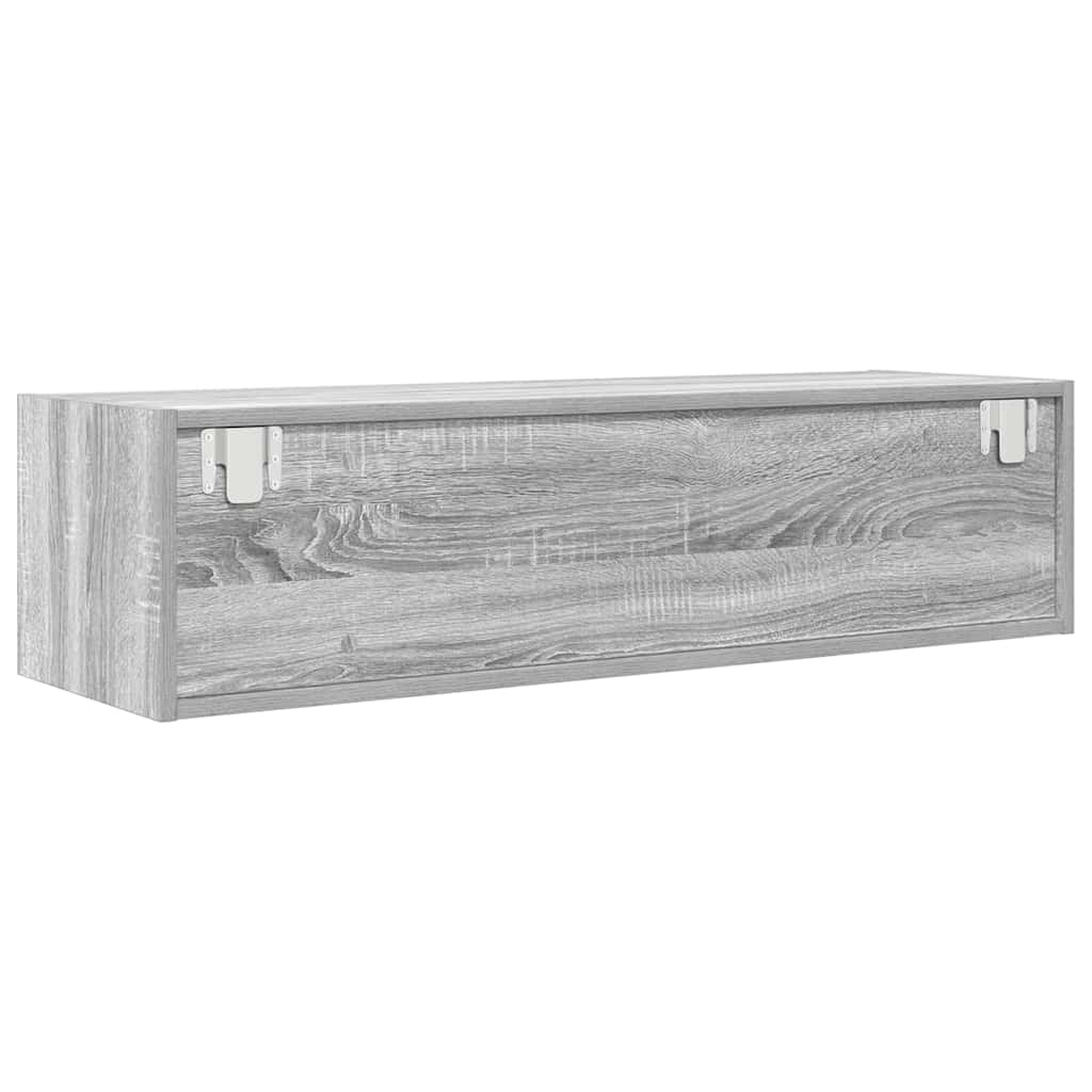 TV-skab 100 x 31 x 25,5 cm Grå sonoma-eg Konstrueret træ