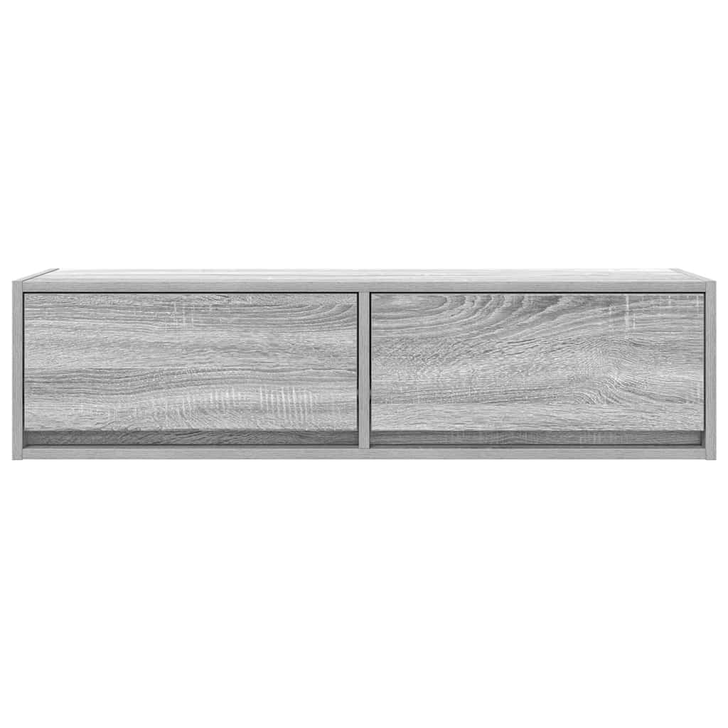 TV-skab 100 x 31 x 25,5 cm Grå sonoma-eg Konstrueret træ
