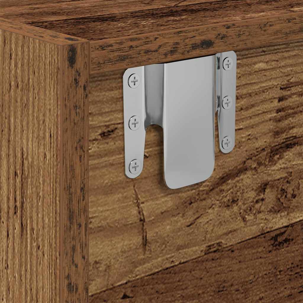 TV-skab 100 x 31 x 25,5 cm Gammelt træ Konstrueret træ